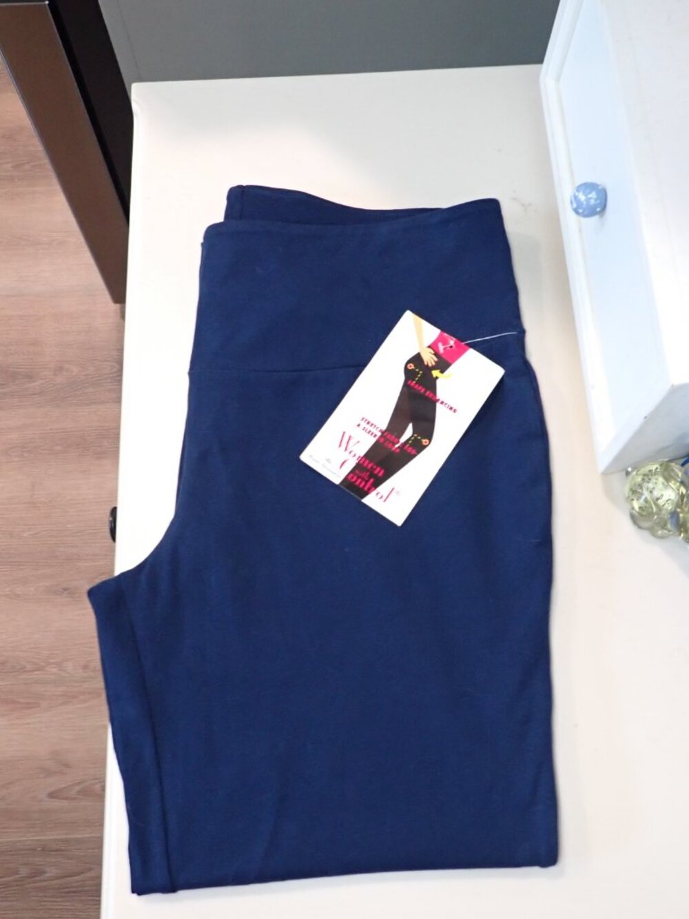 Women with Control Women's Knit Leggings Navy - Regular 1X